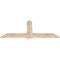 Ekena Millwork Eugene Smooth Timber Gable Bracket, Douglas Fir, 60"W x 25"H x 1 1/2"D x 5 1/2"F, 10/12 Pitch GBW060X25X0206EUG00SDF - alternate 3